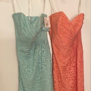Two beautiful brand new bridesmaid dresses